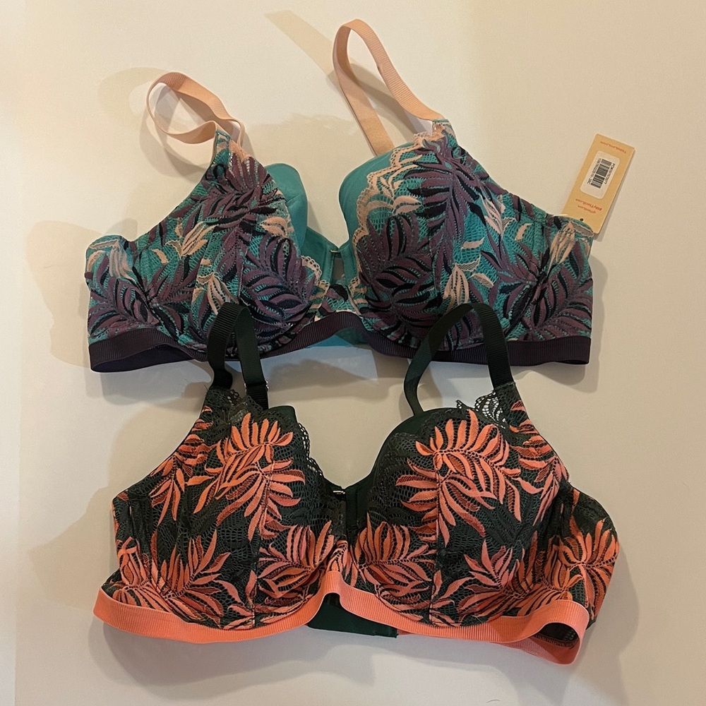 Lot of 2 new ThirdLove underwire bras sz 38C